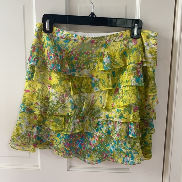 Eliot Skirt Layered Silk Skirt - Picture 3 of 4